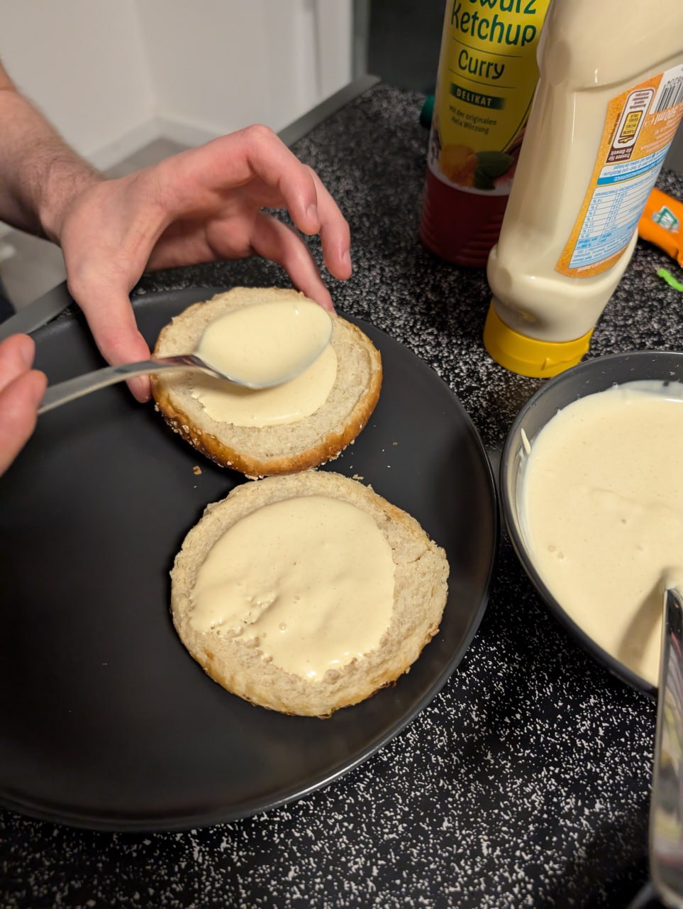 Improvisierte Burgersoße