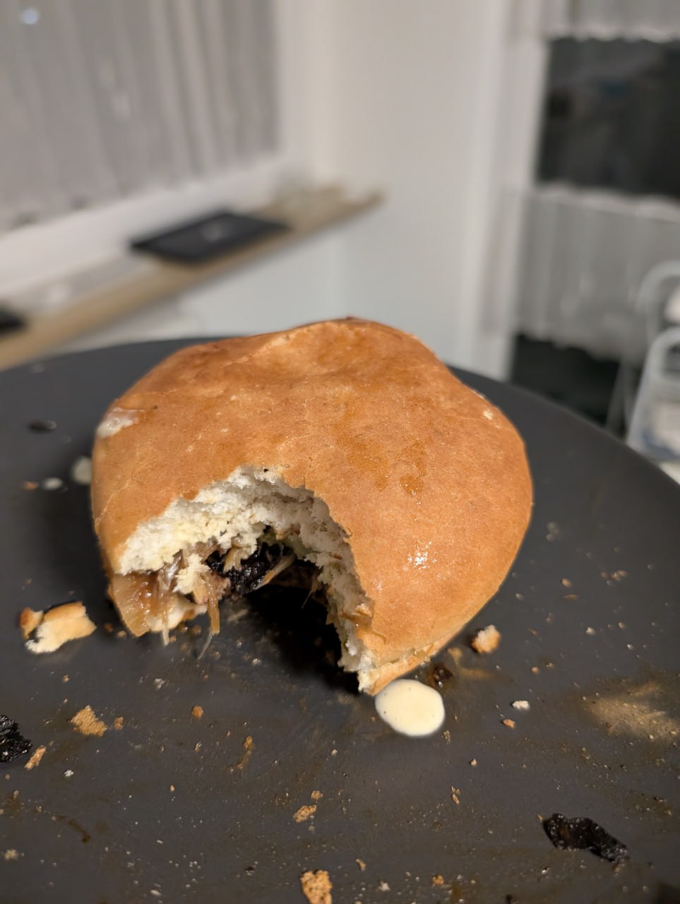 Burger im Apple-Stil