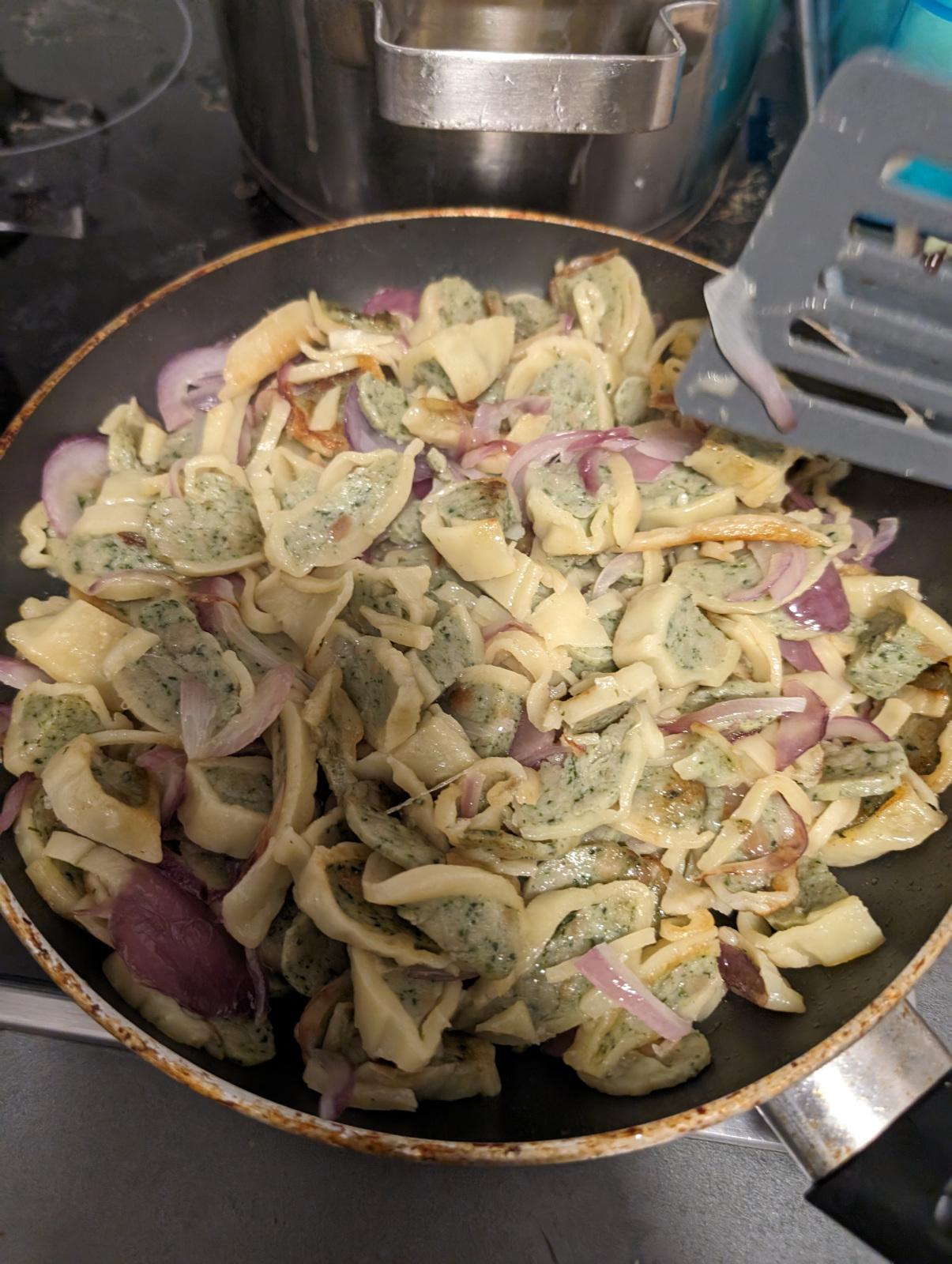 Maultaschen in der Pfanne