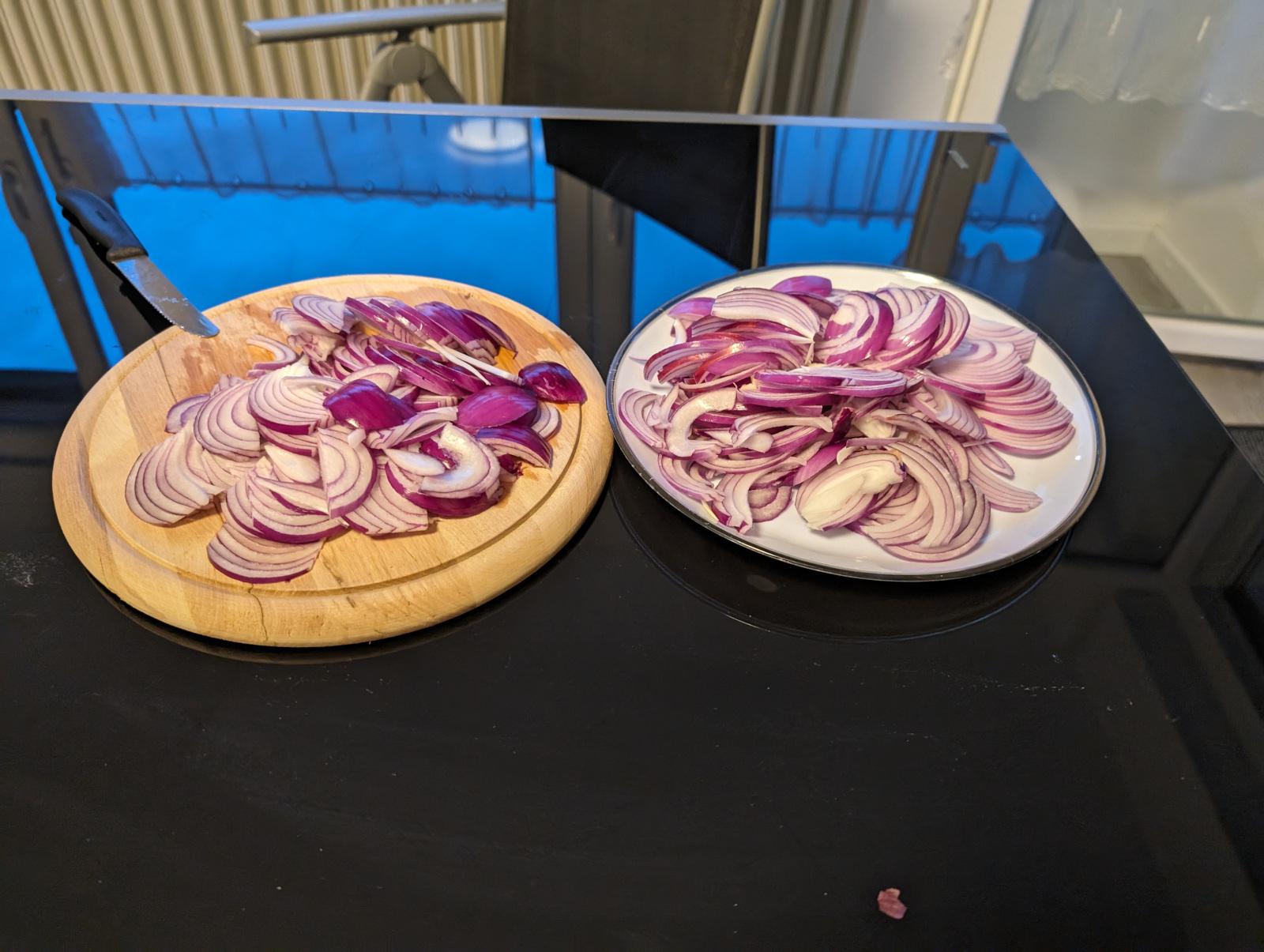 Zwiebeln schneiden
